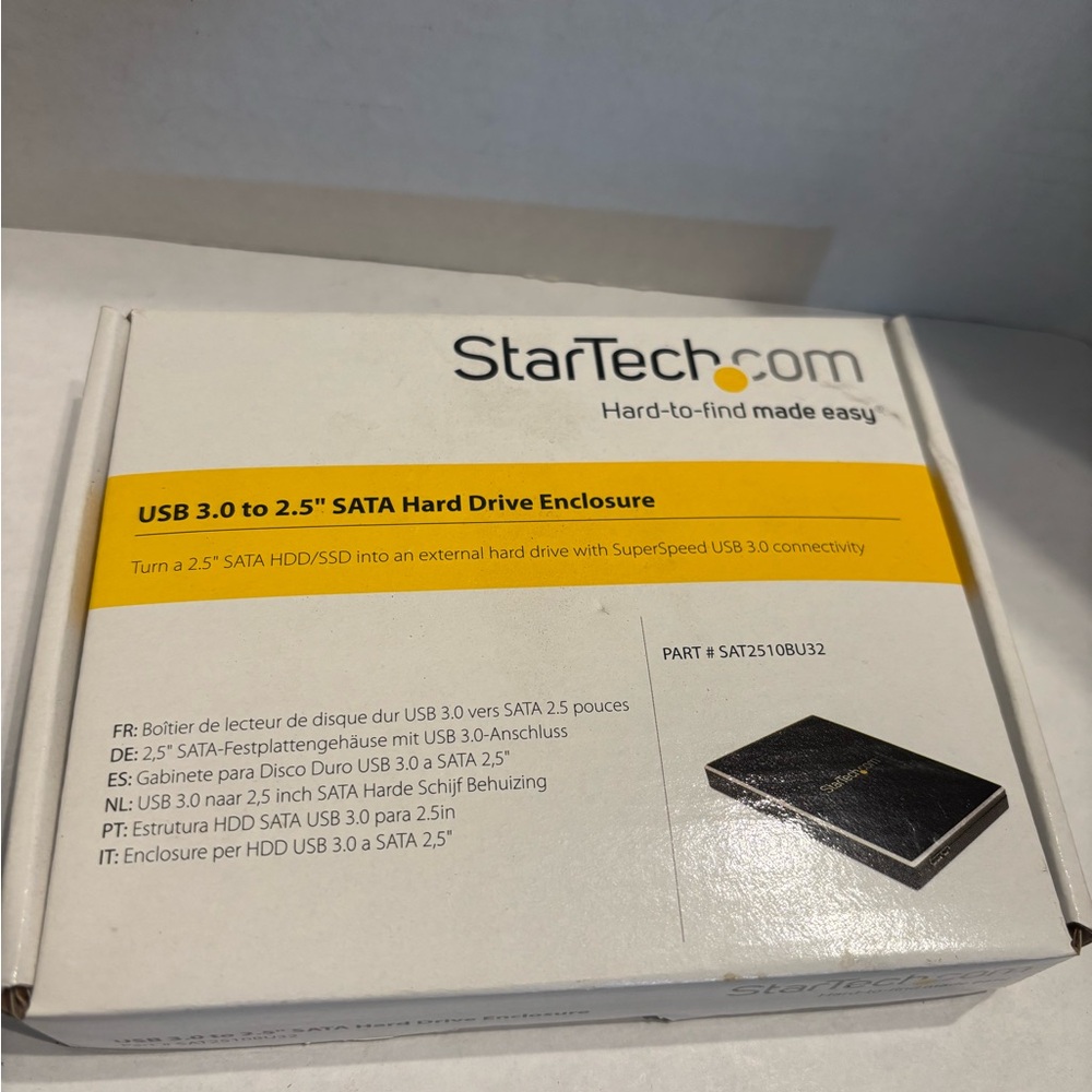 Ooen Box Started USB 3.0 to 2.5" SATA Hard Drive Enclosure USB Cable